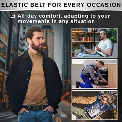 TECEUM Tactical Belt – Heavy-Duty & Quick Release – Military, Work, Rigger, Duty & Utility Belt for Men - color: Buckle 2 - Black, style: Xx-large-for Waist 50"-54" (Length 61")