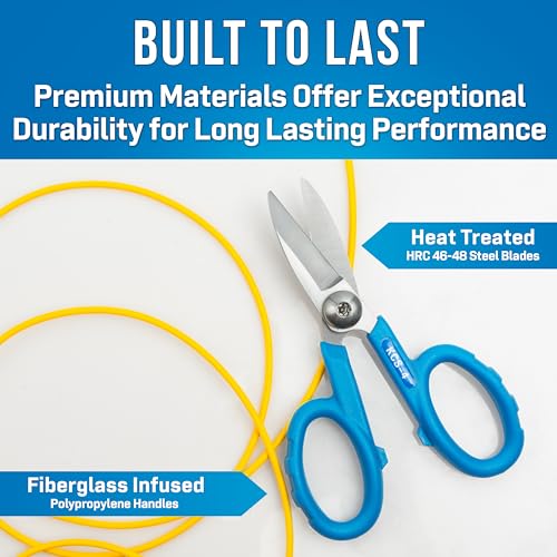 Jonard Tools KCS-4 Fiber Optic Kevlar Cutting Shears - style: Large Loop Kevlar Cutter