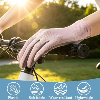 MiOYOOW Sun Protection Glove, 2PCS Fingerless Fishing Gloves Breathable Mesh Gloves with Non-Slip Silicone Palm for Men Women Driving Cycling - color: Black, style: Men'S
