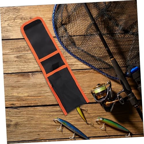 Mikinona Fishing Bag Large Capacity Oxford Tackle Storage Organizer with Built Pliers Pocket for Freshwater Surfcasting and Outdoor Gear Transport
