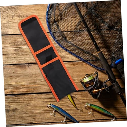 Mikinona Fishing Bag Large Capacity Oxford Tackle Storage Organizer with Built Pliers Pocket for Freshwater Surfcasting and Outdoor Gear Transport