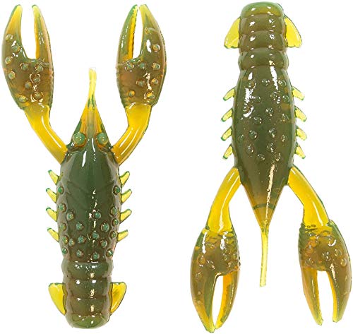 Z-MAN TRD CrawZ 2 1/2 inch Soft Plastic Craw 6 Pack - style: Motor Oil