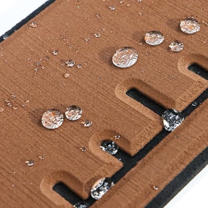 Fish Ruler for Boat 40in Foam Fishing Measuring Tool with 3M Self-Adhesive Backing for Boats Sailboats Yachts Kayaks - color: Dark Brown