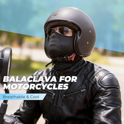 ROCKBROS Balaclava Face Mask Breathable Full Face Mask for Summer Cooling Neck Gaiter Sun Protection for Men Women Face Cover