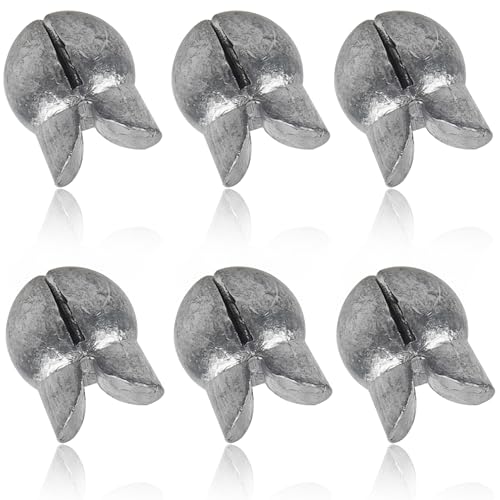 100 Pack Split Shot Fishing Weight Removable Clip On Fly Fish Line Sinkers Round Egg Fishing Sinker Saltwater Lead Weight Bass Fishing Freshwater - color: 2.0g - 100 Pack