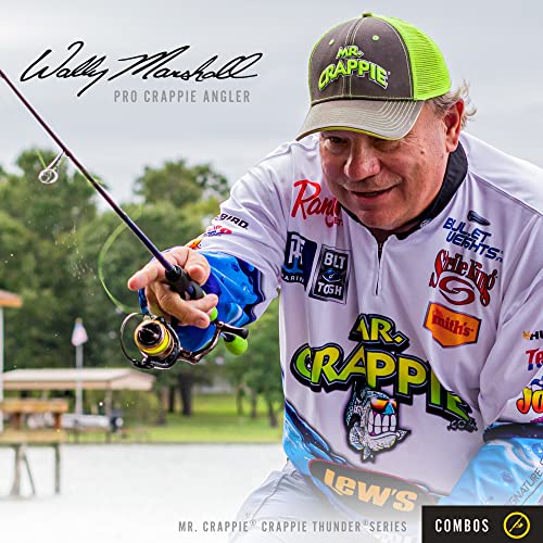 Lew's Crappie Thunder Spinning Reel and Fishing Rod Combo, 2-Piece IM6 Graphite Blank, Right or Left-Hand Retrieve - style: 5'6"