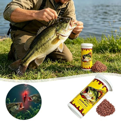 2026 New Belly Bombs Fishing Bait Instant Fizzing, Fishing Attractant, Scent Dispersion for Soft Plastics & Bait Bands, More Strikes Guaranteed - color: 2 PCS