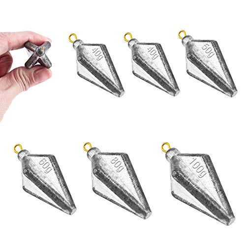 50Pcs Fishing Sinkers Weights Kit Worm Fishing Sinker Weight Bullet Lead Sinkers Fishing Set