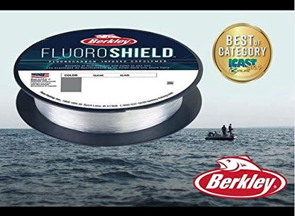 Berkley FluoroShield Fluorocarbon Fishing Line, Clear - size: 3000yd, style: 4lb Test