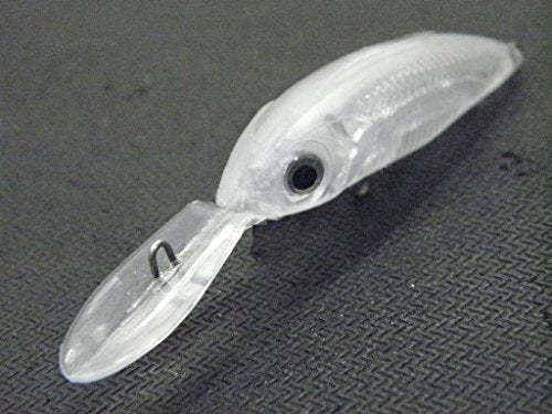 10 Blank Unpainted Minnow Crankbait Topwater Lipless Jerkbait Fishing Lures V3 - color: UPM514P10
