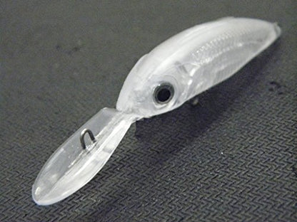 10 Blank Unpainted Minnow Crankbait Topwater Lipless Jerkbait Fishing Lures V3 - color: UPM514P10