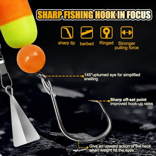 Pompano Rigs for Surf Fishing Saltwater Floats Catfishing Pompano Fishing Rigs with Double Circle Hooks and Pyramid Sinker 5pcs/8pcs - color: Green and Chartreuse Pompano Rigs 5pcs