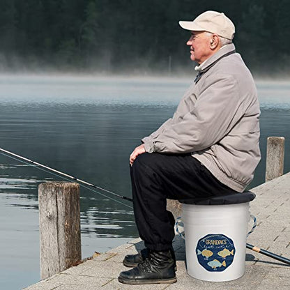 Let's Make Memories Seated Fishing Pail - for Him - size: Adult, style: Best Catch