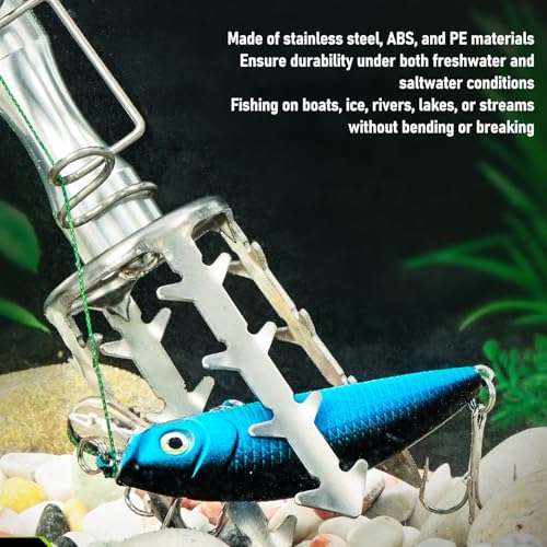 Compact Fishing Lure Clip, Stainless Steel Fish Hook Remover Tool for Stream and Lake Fishing, Portable for Hiking and Camping Travel
