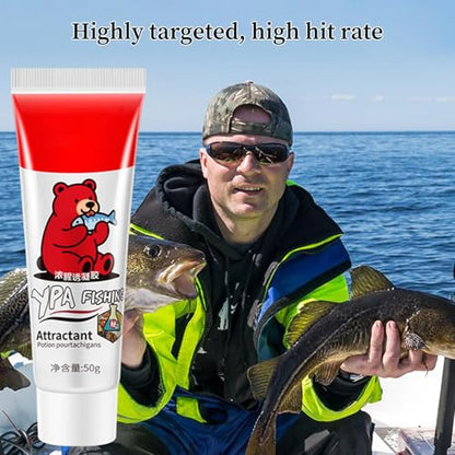 Bait Gel for Fishing 50g Powerful Long-Lasting Fishing Accessories | Worm Bait Gel for Outdoor Activities Camping Survival Kayak Boat Shore Lake River Beach