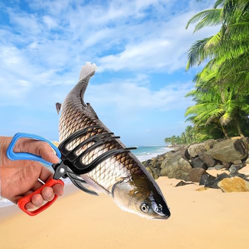 3 Claw Fish Gripper, Fishing Pliers Gripper, 2026 New Multifunctional Metal Fish Control Clamp Forceps, for Catch Most Freshwater Fish Fishing Accessories