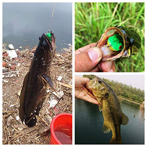 Topwater Fishing Lure Bass Fishing Frog Fishing Hollow Body Frog Bass Pike Snakehead Lure Bait - color: 4cm/7.5g