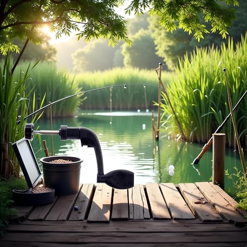 Black Universal Plastic Power Handle Fishing Reels Crank Rock Arm Spinning Wheel Grasp Reels and Accessories