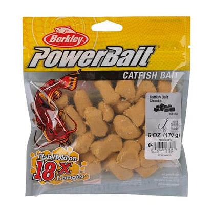 Berkley PowerBait Catfish Bait Chunks Fishing Dough Bait - color: Cut Shad