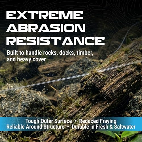 Reaction Tackle 100% Pure Fluorocarbon Fishing Line - High Strength, Abrasion-Resistant, Fast-Sinking, Virtually Invisible - Saltwater and Freshwater Leader Line - color: Pink, size: 8lb (125 Yards)