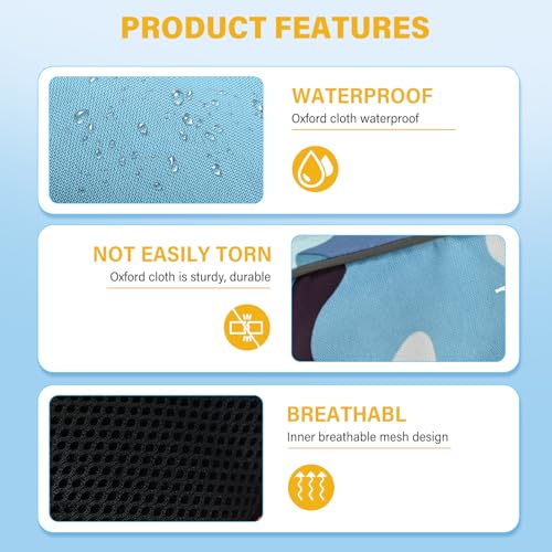 Automatic Inflatable Belt Pack Water Sports Jacket Waist Belt PFD for SUP Paddleboarding Fishing Boating Kayaking（fit 80-330 lbs） (Blue camouflage) - color: Blue camouflage