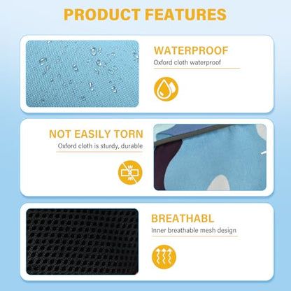 Automatic Inflatable Belt Pack Water Sports Jacket Waist Belt PFD for SUP Paddleboarding Fishing Boating Kayaking（fit 80-330 lbs） (Blue camouflage) - color: Blue camouflage