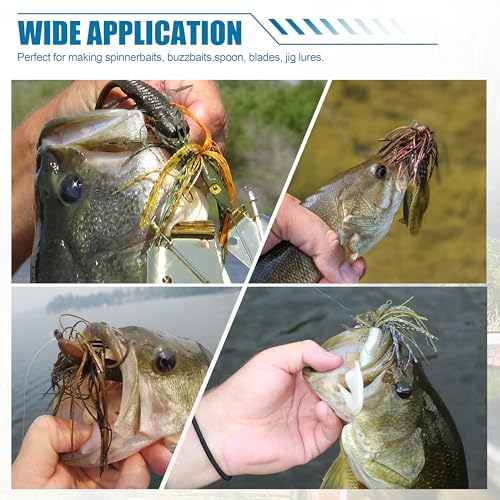 Silicone Jig Skirts 18/36 Bundles Fishing Lure Skirts Replacement Quick Change Umbrella Skirt for Spinnerbaits Buzzbaits Fishing Jigs Lures - color: 18pcs