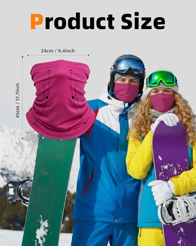 Xeoxarel Neck Gaiter, 7 Pack Cooling UV Protection, Bandana Face Mask Scarf for Men and Women - color: 3 Pink, 2 Lavender, 2 Purple