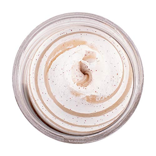 Berkley PowerBait Glitter Chroma-Glow Fishing Dough Bait, Mallow Glow Red Fleck