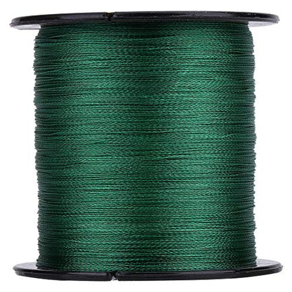 300m PE 4 Strands Green Fishing Lines Multifilament Fish Rope Cord for Sea Fishing (1.5)