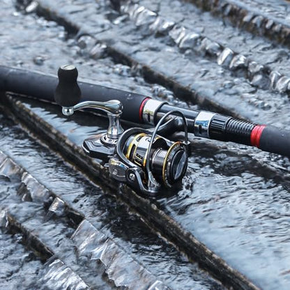 SANLIKE Spinning Reel Fishing Reel for Saltwater or Freshwater | Carbon Fiber, 40.5 Lbs Max Drag, 7+1 Stainless BB Ball Bearing, 5.2:1 Gear Ratio, Size 3000-6000 - size: 5000