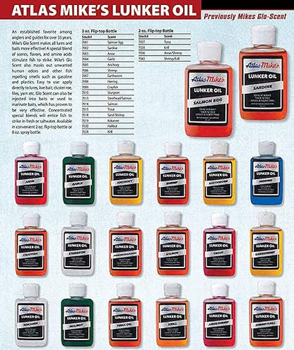 Mike's Fishing Bait Lunker Oil - color: Salmon, size: 2 Fl Oz (Pack of 1)