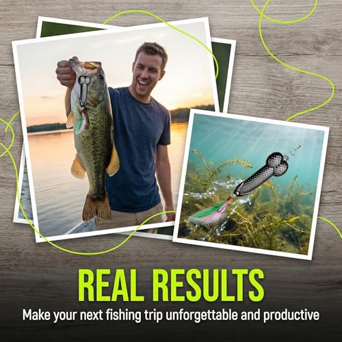 Gag Fishing Lures Set Metal Luminous Sequin Spoons Funny Top Water Bass Fishing Lures Fishermen Gear Spinner Baits Freshwater Saltwater Equipment Fishing Hook for Fishing Lover Men - color: Black