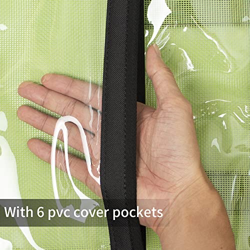 Lure Bag 6 Pocket PVC Protective Cover Durable Fishing Bag Trolling Lure Tackle Box - size: Medium