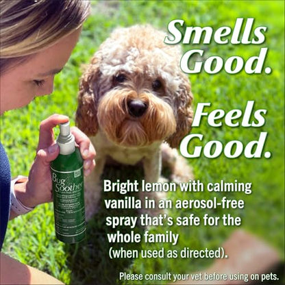 Bug Soother Natural Insect Repellent Spray, DEET-Free Family Pack (4 Count) | Plant Based | Repels Mosquitos, Gnats & No See'ums | Family Safe | Made in the USA - color: Small Family Pack