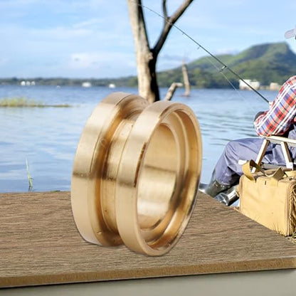 Brass For Fishing Line Roller, Essential Part For Reel Repair, Smooth Accessory For Enhanced Line Functionality(10.4 * 7 * 5mm) - size: 10.4*7*5mm