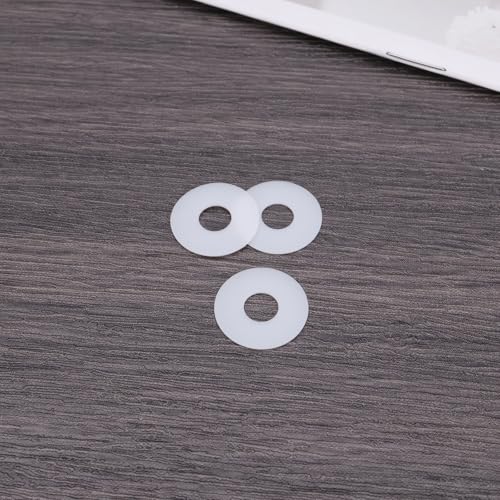 50Pcs PTFE White Spool Profile O-Ring Gasket for 6mm Spool Shaft for Front Drag Reel Compatible with Fox Compatible with Penn 6mm Reels