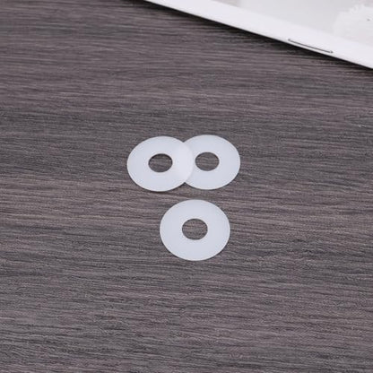 50Pcs PTFE White Spool Profile O-Ring Gasket for 6mm Spool Shaft for Front Drag Reel Compatible with Fox Compatible with Penn 6mm Reels