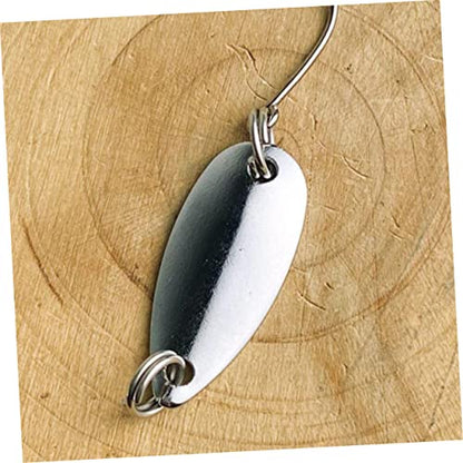 20pcs Metal Fishing Lure Blades Gold Silver Bass Bait for DIY Lure Making Bright Design for Enhanced Fish Freshwater Saltwater