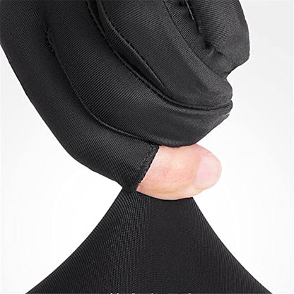 Inf-way UV Protection Armsleeves with Cut Finger Sun Gloves Men Anti-slip Fishing Driving Cycling Sports Cooling Long Sleeves - color: Blue