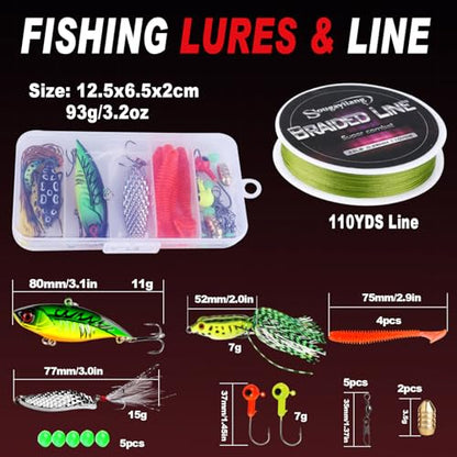 Sougayilang Fishing Rod and Reel Combo – 5.9FT Telescopic Carbon Fiber Fishing Pole with 12+1 BB Spinning Reel, Saltwater Freshwater Kit - color: 2PACK- 5.9FT Full Kit with Carrier Case