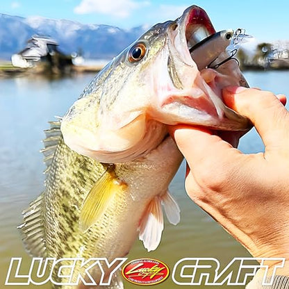 LUCKY CRAFT Pointer 78SP Fishing Lures, 3” Jerkbait Freshwater Bass & Trout Lures, Suspending 4ft–5ft Depth, Jerkbait with Walk-the-Dog Action, Precision Bass Fishing Gear and Accessories - color: 250 Chartreuse Shad, size: PT65