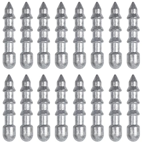 Fishing Weights Sinkers for Bass Fishing Tackle Insert Sinker for Fishing Lures Lead Fishing Nail Weight for Plastic Worm Soft Plastic Baits Neko Rig Wacky Rig Size 1/32oz 1/25oz 1/16oz 1/8oz - size: 1.15g - 25 PACK
