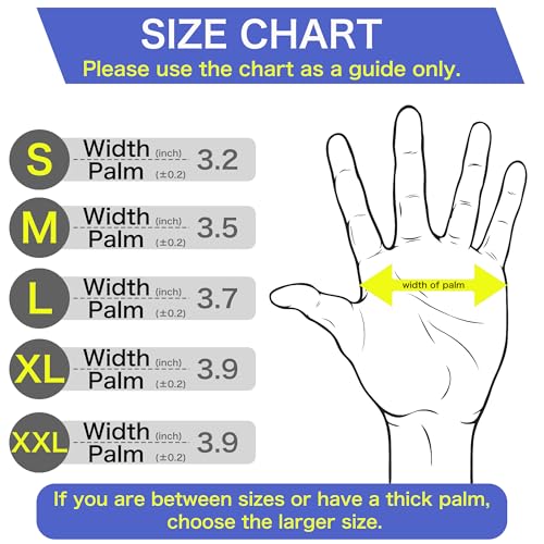 LOCCEF 2 Pairs Winter Work Gloves, Thermal Freezer Gloves - color: Yellow, size: 9/L