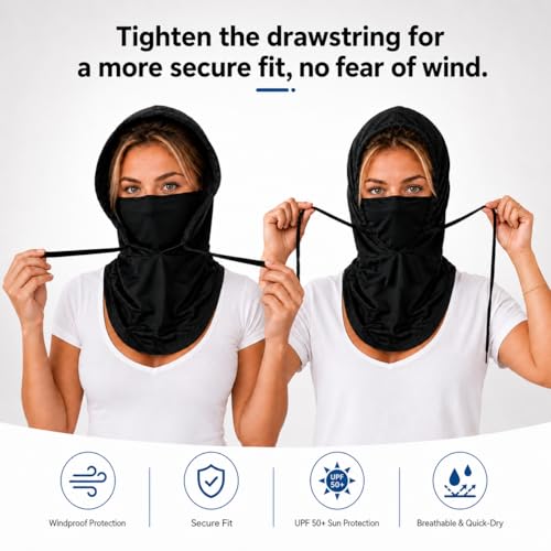 Skull Balaclava Hat for Women Men Sun UV Protection Summer Cooling Full Face Mask Cycling Hiking Fishing Outdoor Sports - color: Skull 12