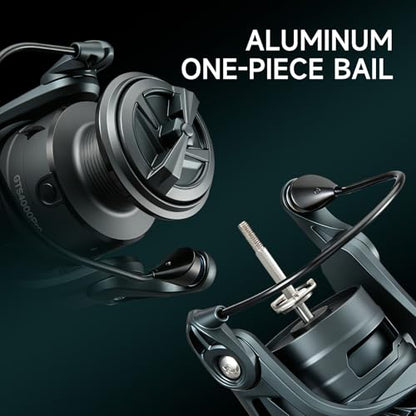 Surf Fishing Reel - 4.3:1/5.2:1 Grea Ratio Spinning Reel,4+1BB Surf Fishing Reels,Max Drag 17.64-55 Lbs Freshiwater and Saltwater Spinning Reels Fishing - color: TB-GTS, size: 3000