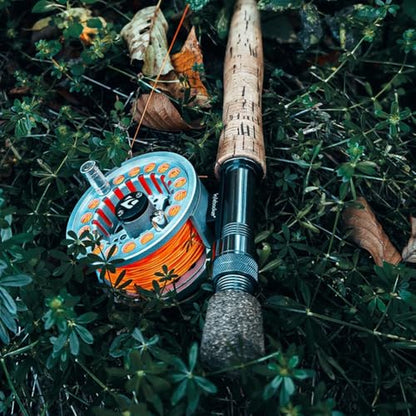 Kylebooker Large Arbor Fly Fishing Reel 3/4wt 5/6wt 7/8wt - color: Silver, size: 3/4wt
