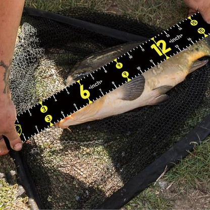 Folding Fish Ruler – PVC 51inch Foldable Measuring Board, Tear-Resistant Waterproof Tool | Perfect for Boat Fishing Gear, Kayak Angler Equipment, Portable Tracking, Outdoor Catch Verification