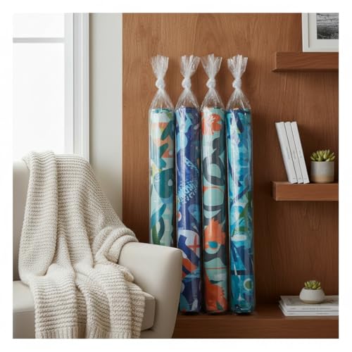 20PCS 6" x 51" Extra Long Clear Plastic Sleeves for Posters and Banners | Heavy Duty, 2 Mil Thick, Flat Open, Long Tube Storage Bags for Packaging Blueprint, Fishing Rods & Large Narrow Items - color: 6" x 51"-20PCS