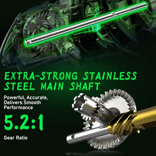 One Bass Fishing Rod Reel Combos, Spinning & Casting Combo, Graphite 2Pc Blanks, Stainless-Steel Guides, Super Polymer Handle - color: Spinning Combo-1 PACK, size: 7'0"